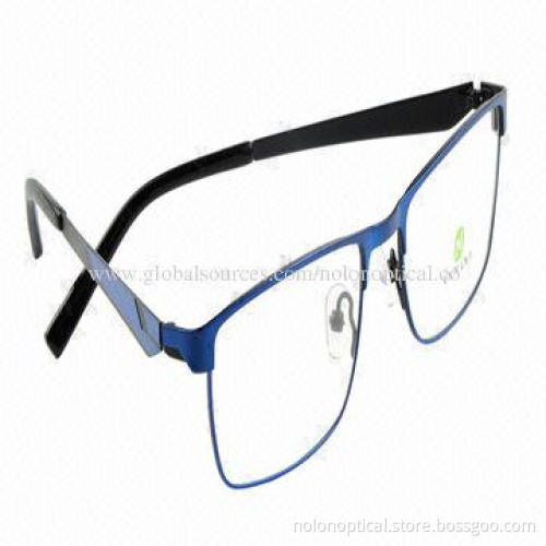 Stainless Steel Optical Eyeglass Frame for Men, Customized Logo